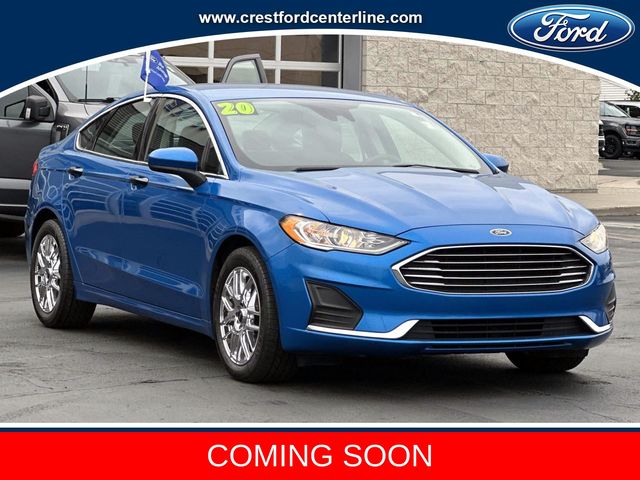 Velocity Blue Metallic 2020 Ford Fusion Sedan Front-Wheel Drive 6-Speed Automatic