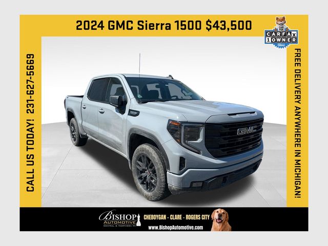 Thunderstorm Gray 2024 GMC Sierra 1500 Pickup Truck Four-Wheel Drive Automatic