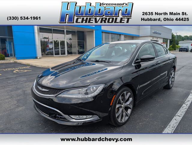 Black Clearcoat 2015 Chrysler 200 Sedan All-Wheel Drive 9-Speed Automatic
