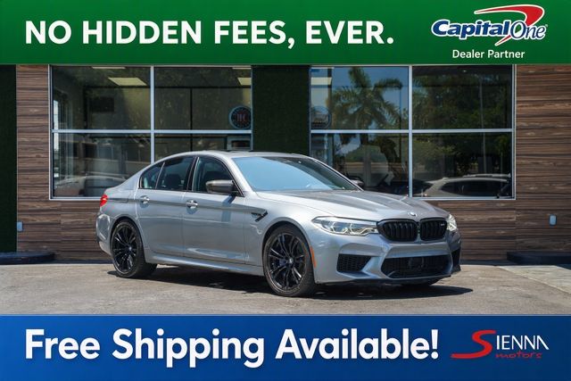 Bluestone Metallic 2019 BMW M5 Sedan All-Wheel Drive Automatic