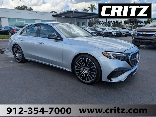 Silver 2026 Mercedes-Benz E-Class Sedan Rear-Wheel Drive 9-Speed Automatic