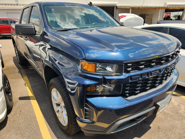 2021 Chevrolet Silverado 1500 Custom Blue at Texan Dodge Chrysler Jeep Ram