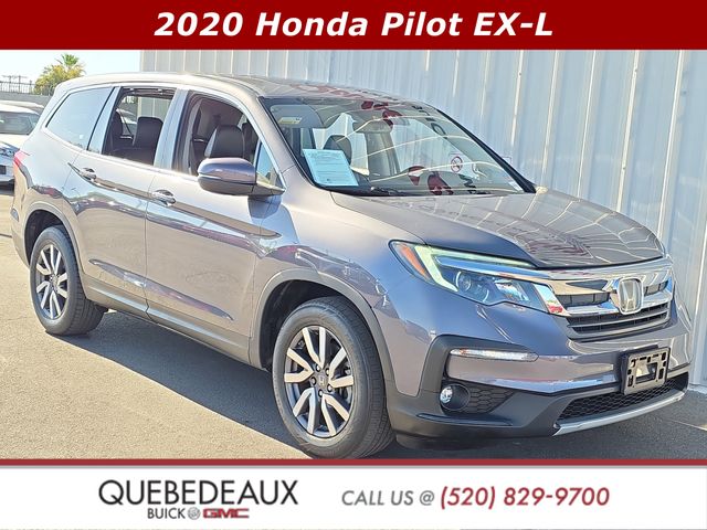 Gray (Modern Steel) 2020 Honda Pilot EX-L AWD SUV / Crossover All-Wheel Drive 6-Speed Automatic