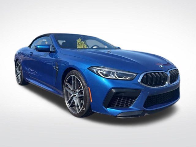 Sonic Speed Blue Metallic 2020 BMW M8 Convertible All-Wheel Drive 8-Speed Automatic