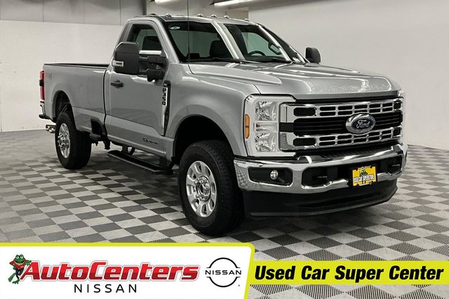 Silver Metallic 2024 Ford F-350 Super Duty XLT LB 4WD Pickup Truck Four-Wheel Drive 10-Speed Automatic