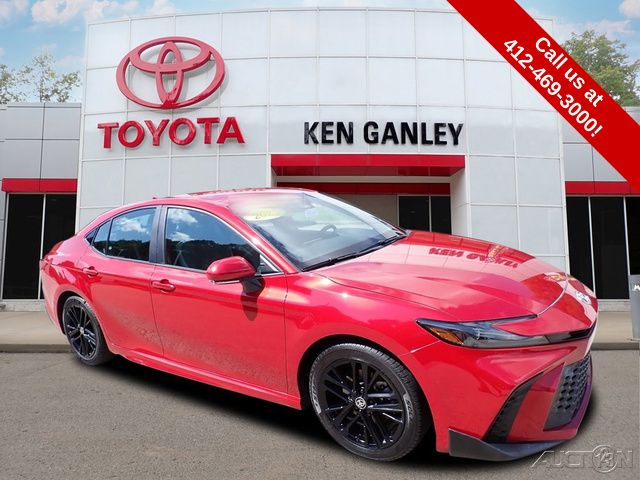 Supersonic Red 2025 Toyota Camry Sedan Front-Wheel Drive Continuously Variable Transmission