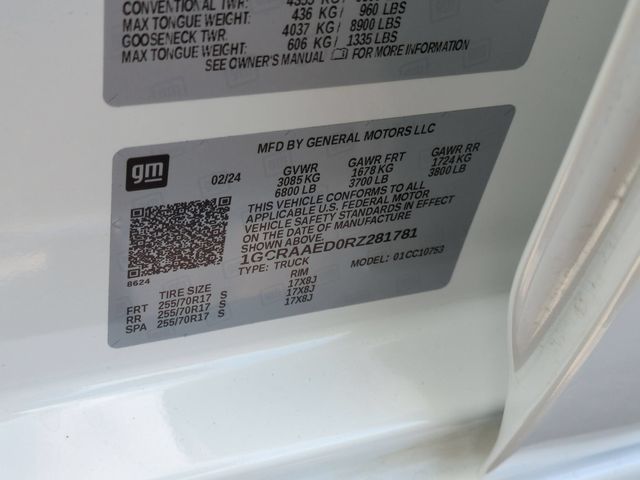 Used 2024 White Chevrolet WT image 35