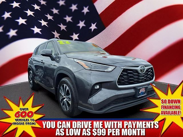 Magnetic Gray Metallic 2022 Toyota Highlander SUV / Crossover All-Wheel Drive 8-Speed Automatic