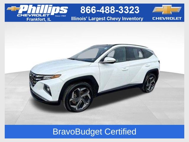 Quartz White 2022 Hyundai Tucson Hybrid Limited AWD SUV / Crossover All-Wheel Drive 6-Speed Automatic