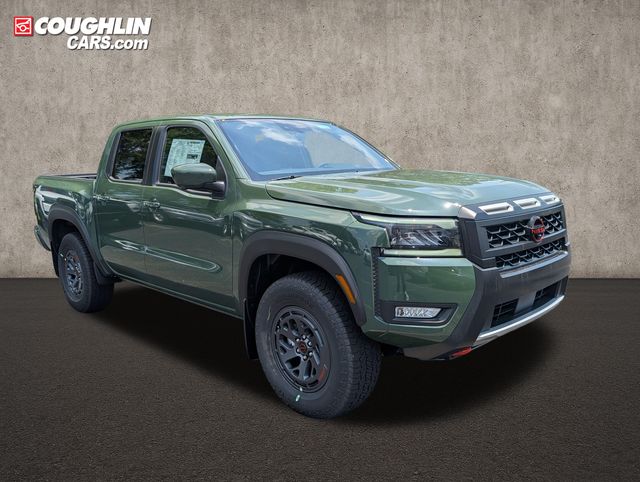 Tactical Green Metallic 2026 Nissan Frontier Pickup Truck Four-Wheel Drive 9-Speed Automatic Overdrive