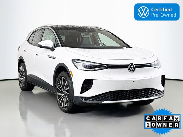 Opal White w/Black Roof 2023 Volkswagen ID.4 Pro S Plus AWD SUV / Crossover All-Wheel Drive Automatic