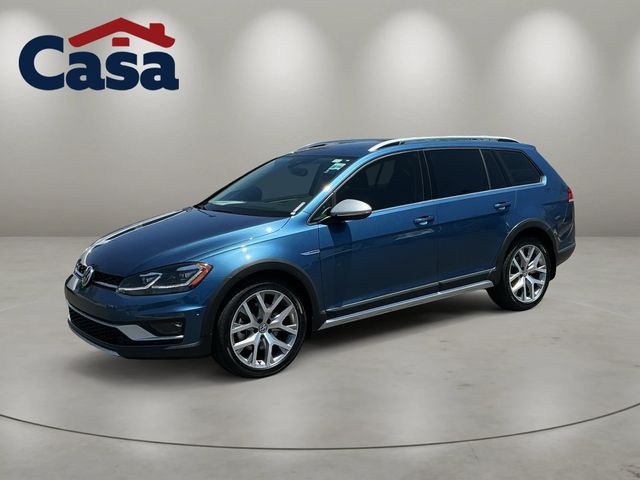Silk Blue Metallic 2018 Volkswagen Golf Alltrack Wagon All-Wheel Drive 6-Speed Dual Clutch