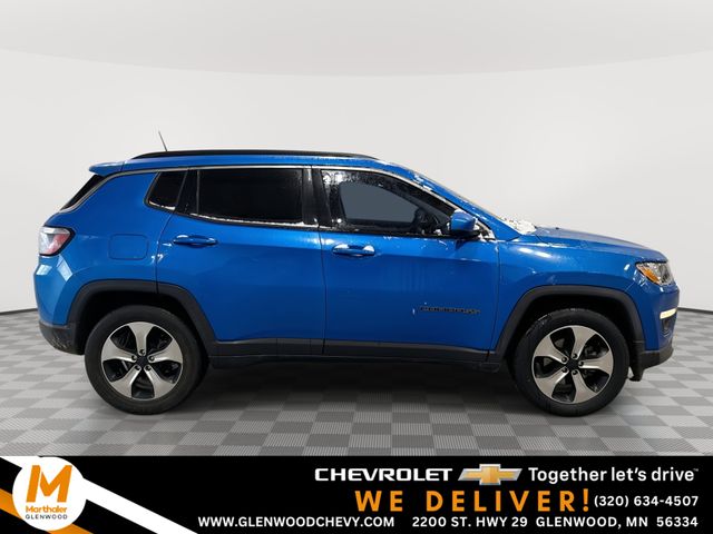 Laser Blue Pearlcoat 2018 Jeep Compass Latitude 4WD SUV / Crossover Four-Wheel Drive 9-Speed Automatic