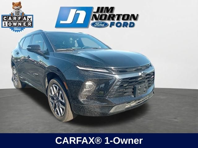 Black 2024 Chevrolet Blazer RS FWD SUV / Crossover Front-Wheel Drive 9-Speed Automatic Overdrive