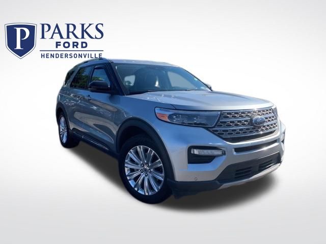 Iconic Silver Metallic 2022 Ford Explorer Limited RWD SUV / Crossover Rear-Wheel Drive 10-Speed Automatic