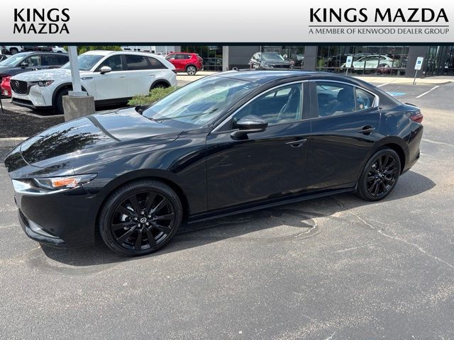 Jet Black Mica 2025 Mazda MAZDA3 Sedan Front-Wheel Drive 6-Speed Automatic