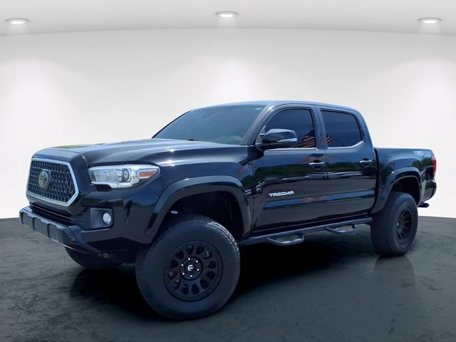 Midnight Black Metallic 2018 Toyota Tacoma TRD Sport Double Cab 4WD Pickup Truck Four-Wheel Drive 6-Speed Automatic