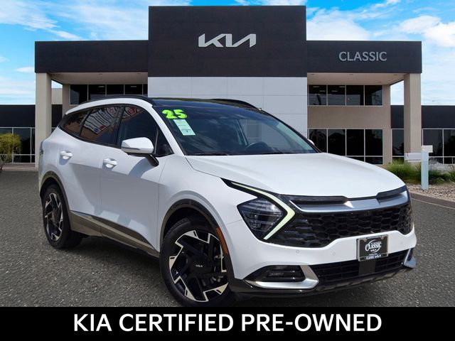 Glacial White Pearl 2025 Kia Sportage SUV / Crossover Front-Wheel Drive 8-Speed Automatic