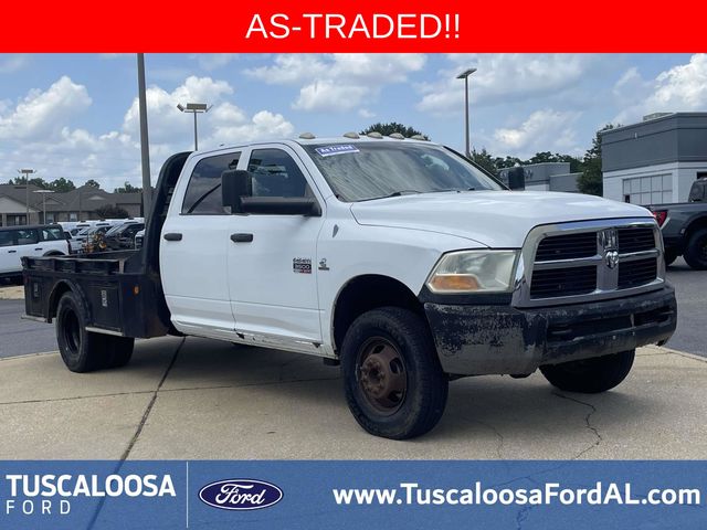 Bright White 2011 RAM 3500 Chassis Pickup Truck Four-Wheel Drive 6-Speed Automatic