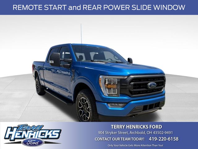 Velocity Blue Metallic 2021 Ford F-150 Pickup Truck Four-Wheel Drive Automatic