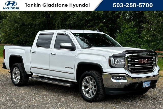 Summit White 2018 GMC Sierra 1500 Pickup Truck Four-Wheel Drive 6-Speed Automatic Overdrive