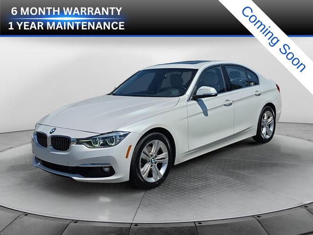 White Metallic 2016 BMW 3 Series Sedan All-Wheel Drive 8-Speed Automatic