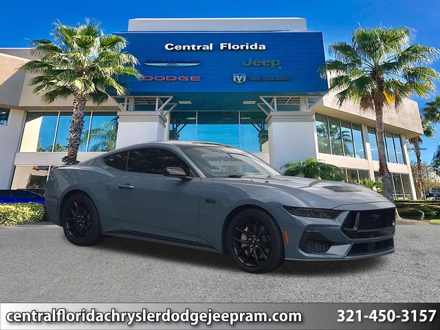 Vapor Blue Metallic 2024 Ford Mustang Coupe Rear-Wheel Drive Automatic