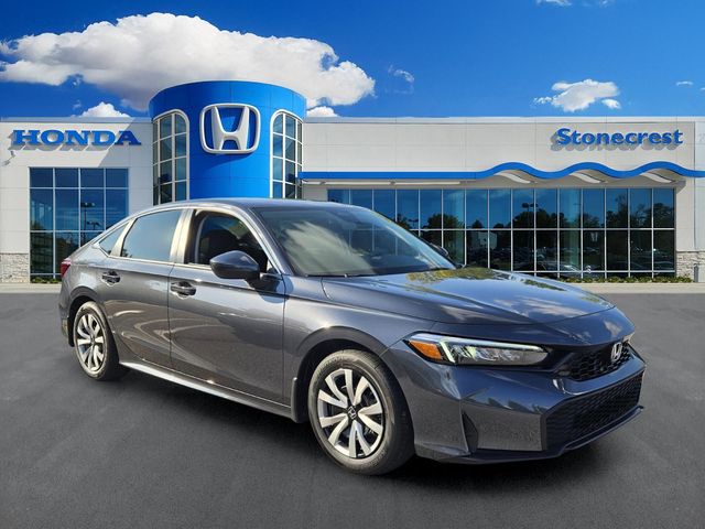 Meteorite Gray Metallic 2026 Honda Civic Sedan Front-Wheel Drive Continuously Variable Transmission