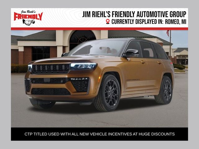 Baltic Gray Metallic Clearcoat 2026 Jeep Grand Cherokee SUV / Crossover Four-Wheel Drive 8-Speed Automatic