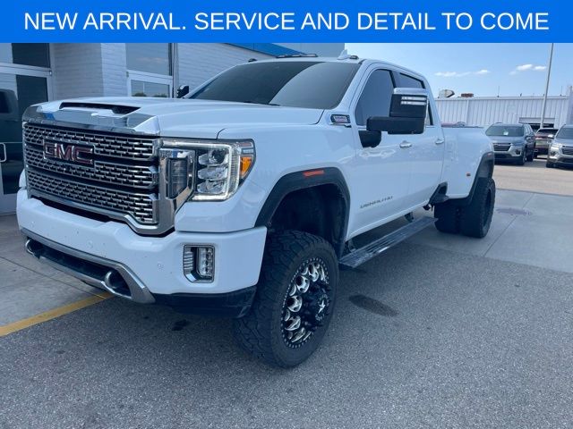 Summit White 2023 GMC Sierra 3500HD Pickup Truck Four-Wheel Drive Automatic
