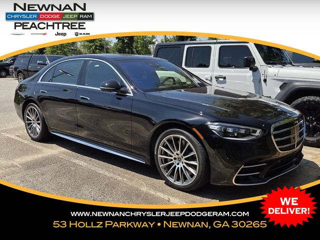 Black 2025 Mercedes-Benz S-Class Sedan All-Wheel Drive 9-Speed Automatic