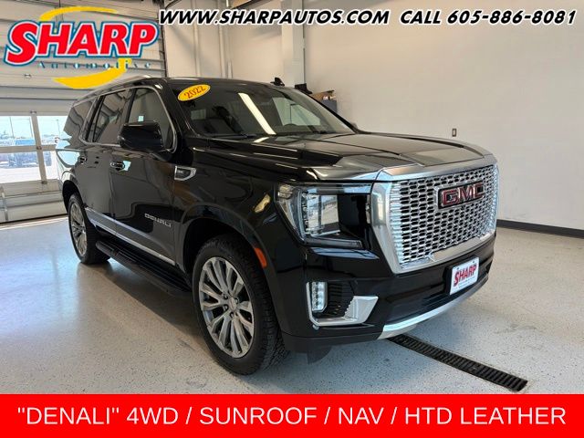 Onyx Black 2022 GMC Yukon SUV / Crossover Four-Wheel Drive