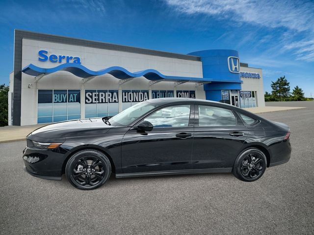 Crystal Black Pearl 2025 Honda Accord Sedan Front-Wheel Drive Continuously Variable Transmission