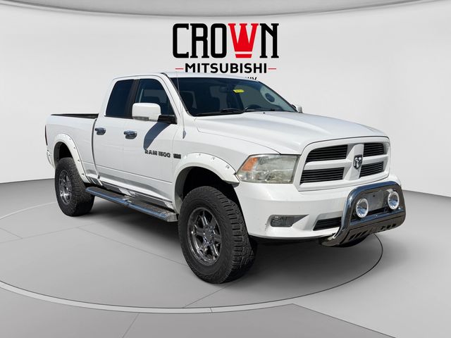 Bright White Clearcoat 2012 RAM 1500 Pickup Truck Four-Wheel Drive 6-Speed Automatic