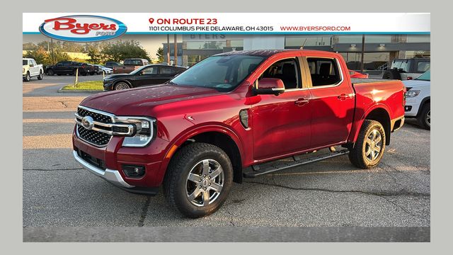 Ruby Red Metallic Tinted Clearcoat 2025 Ford Ranger Pickup Truck Four-Wheel Drive Automatic