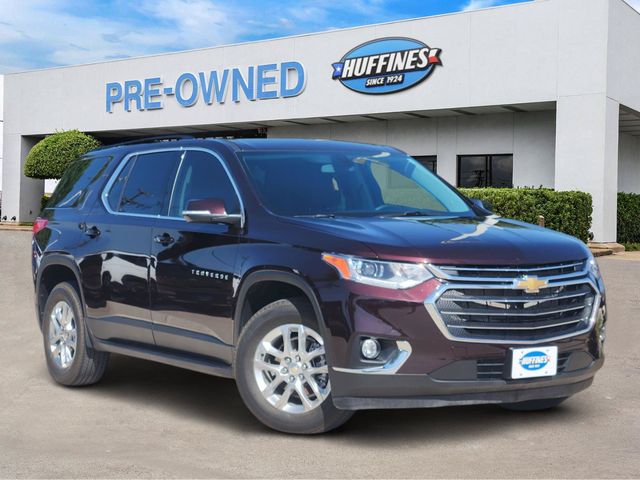 Black Cherry Metallic 2021 Chevrolet Traverse SUV / Crossover Front-Wheel Drive 9-Speed Automatic
