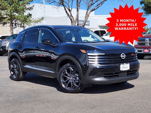 Super Black 2025 Nissan Kicks SUV / Crossover All-Wheel Drive Continuously Variable Transmission