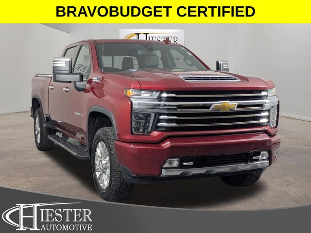 Cajun Red Tintcoat 2020 Chevrolet Silverado 2500HD High Country Crew Cab 4WD Pickup Truck Four-Wheel Drive Automatic