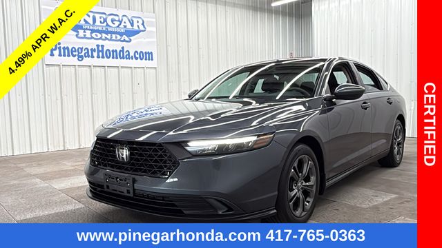 Meteorite Gray Metallic 2023 Honda Accord Sedan Front-Wheel Drive Continuously Variable Transmission
