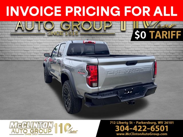2025 Sterling Gray Metallic Chevrolet Colorado Trail Boss 4X4 Truck