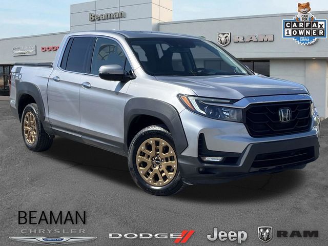 Gray (Modern Steel) 2023 Honda Ridgeline RTL-E AWD Pickup Truck All-Wheel Drive 9-Speed Automatic
