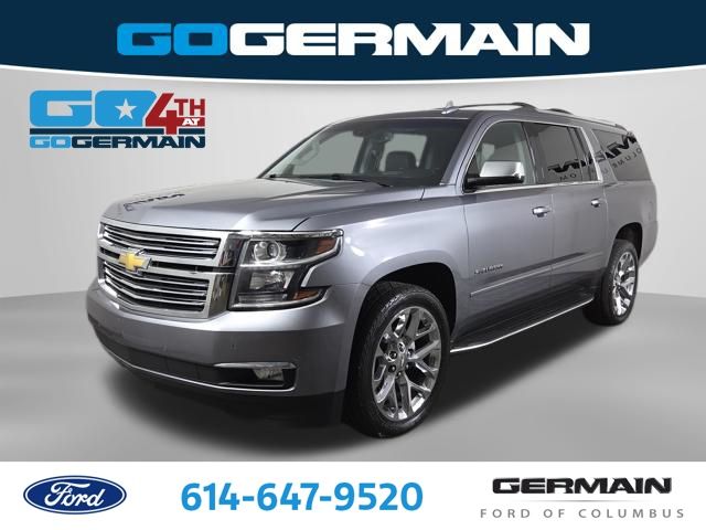 Gray (Satin Steel Metallic) 2018 Chevrolet Suburban SUV / Crossover Four-Wheel Drive 6-Speed Automatic Overdrive