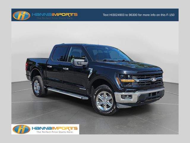 Black Metallic 2024 Ford F-150 Pickup Truck Four-Wheel Drive Automatic