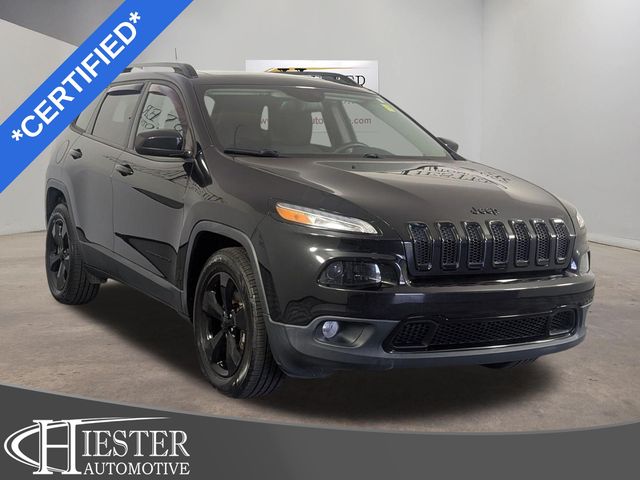 Brilliant Black Crystal Pearlcoat 2016 Jeep Cherokee SUV / Crossover Four-Wheel Drive 9-Speed Automatic