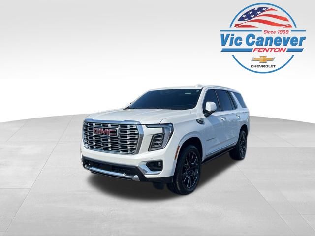 White Frost Tricoat 2025 GMC Yukon Denali 4WD SUV / Crossover Four-Wheel Drive