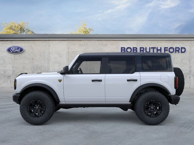 2026 Ford Bronco Badlands White at Bob Ruth Ford