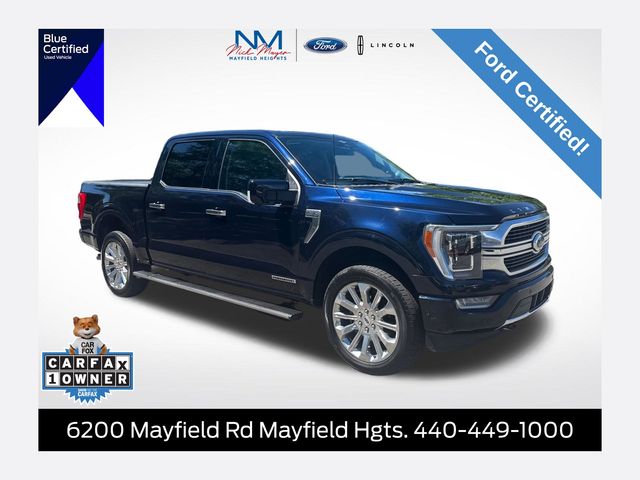 Blue Metallic 2023 Ford F-150 Pickup Truck Four-Wheel Drive Automatic