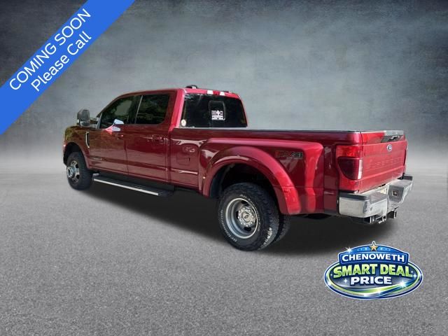 Red Metallic 2022 Ford F-350 Super Duty Pickup Truck Four-Wheel Drive Automatic