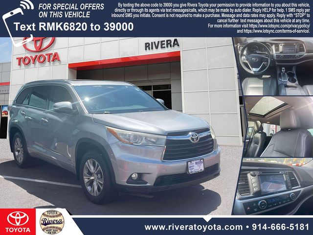 Silver Sky Metallic 2015 Toyota Highlander SUV / Crossover Front-Wheel Drive 6-Speed Automatic Overdrive