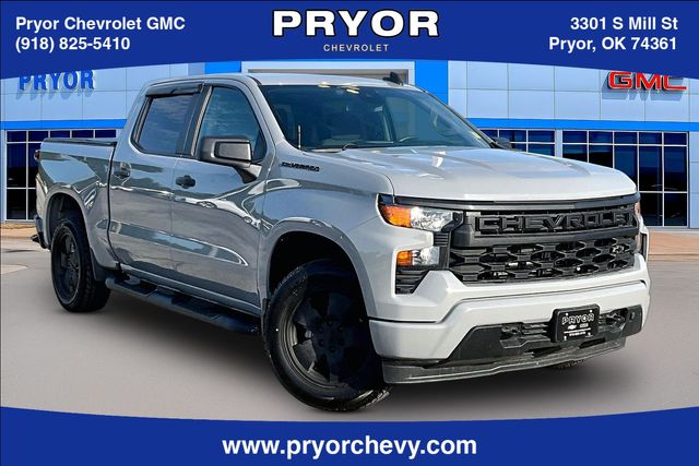 Gray 2024 Chevrolet Silverado 1500 Pickup Truck Four-Wheel Drive 8-Speed Automatic